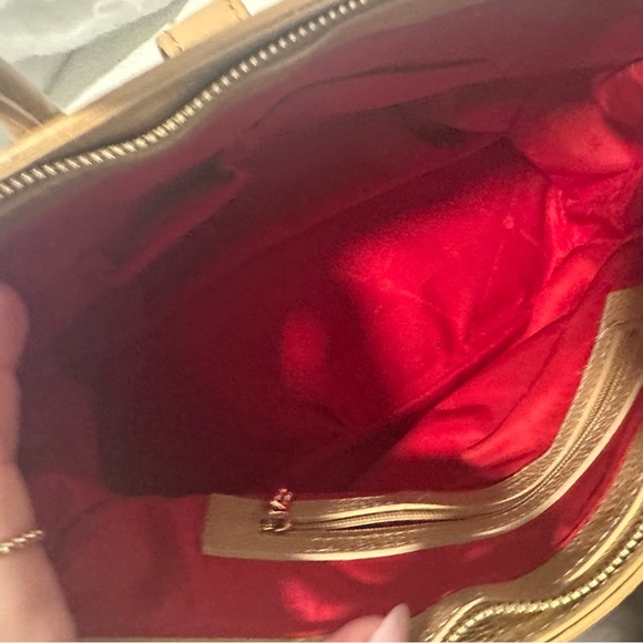 Tan real Leather Handbag new - Picture 6 of 9